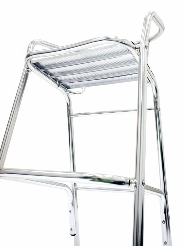 Aluminium High Stool Hire - Upward View - BE Event Furniture Hire