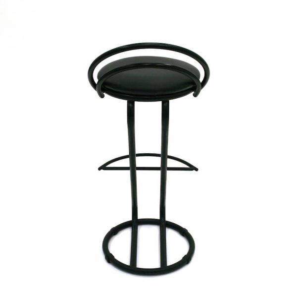 Black Cobra Bar Stool Hire - Back View - BE Event Furniture Hire