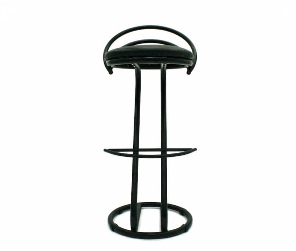 Black Cobra Bar Stool Hire - Front Close - BE Event Furniture Hire