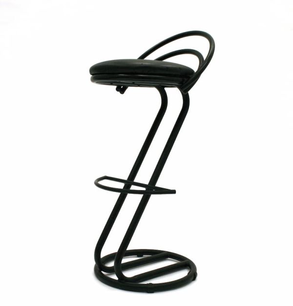 Black Cobra Bar Stool Hire - Side Up - BE Event Furniture Hire