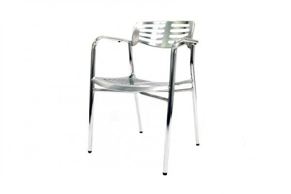 Aluminium Milano Chair Hire - Events, Exhibitions - BE Event Hire