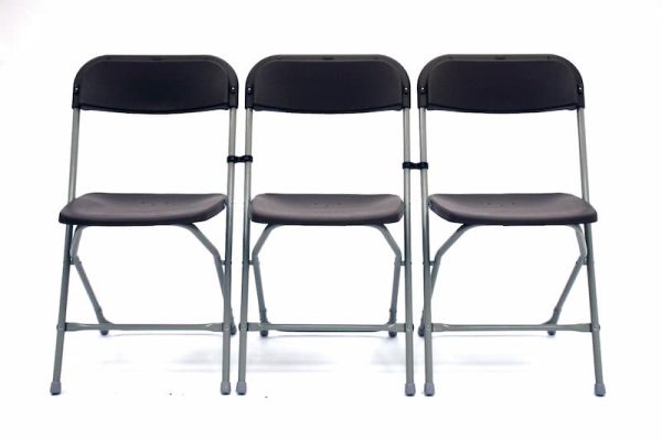 Samsonite Folding Chair Hire - Linked Together - BE Event Furniture Hire