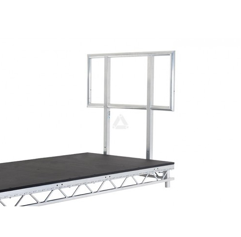 Stage Hand Rails for Hire - Side View - BE Event Furniture Hire