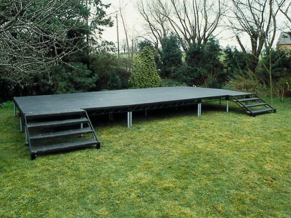 Steeldeck Stage Block Hire - 8' x 4' - Outdoor Event - BE Event Furniture Hire