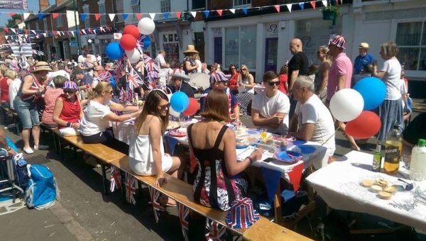 Wooden Bench Hire - Street Party - BE Event Furniture Hire