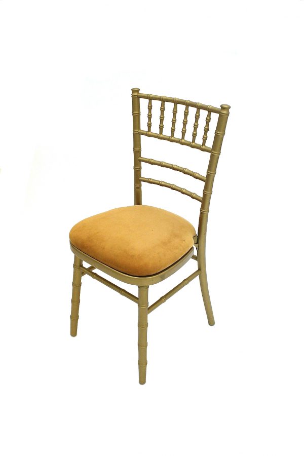 Gold Chivari Chair Hire - Weddings, Event Chair Hire - BE Event Furniture Hire