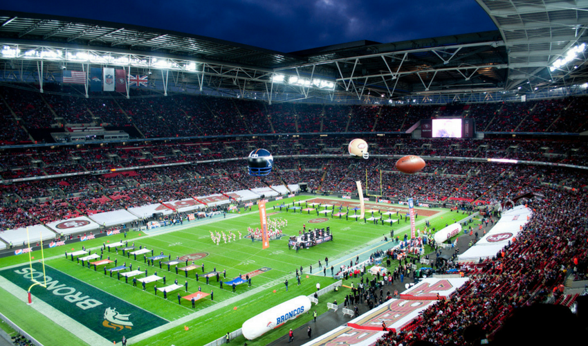 Picnic Bench Hire for NFL at Wembley Stadium - BE Event Hire