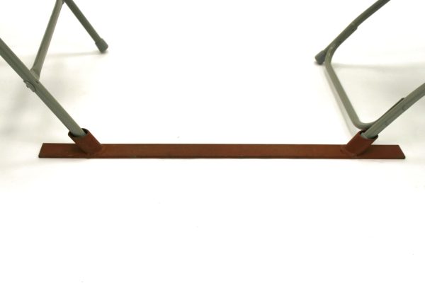 Metal row spacer for use with our Folding chairs - BE Event Hire Metal row spacer for use with our Folding chairs - BE Event Hire