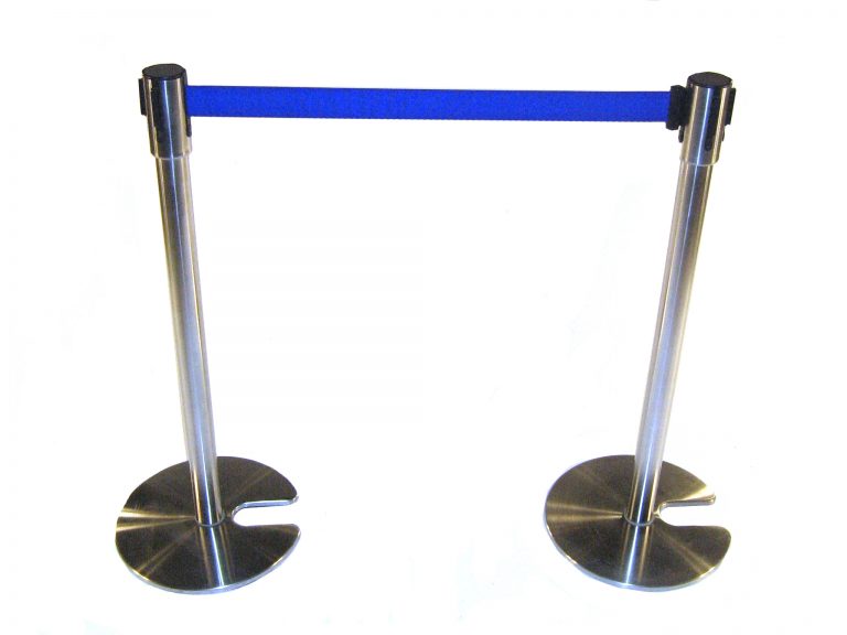 Stretch Barriers – Blue Webbing - BE Event Furniture Hire