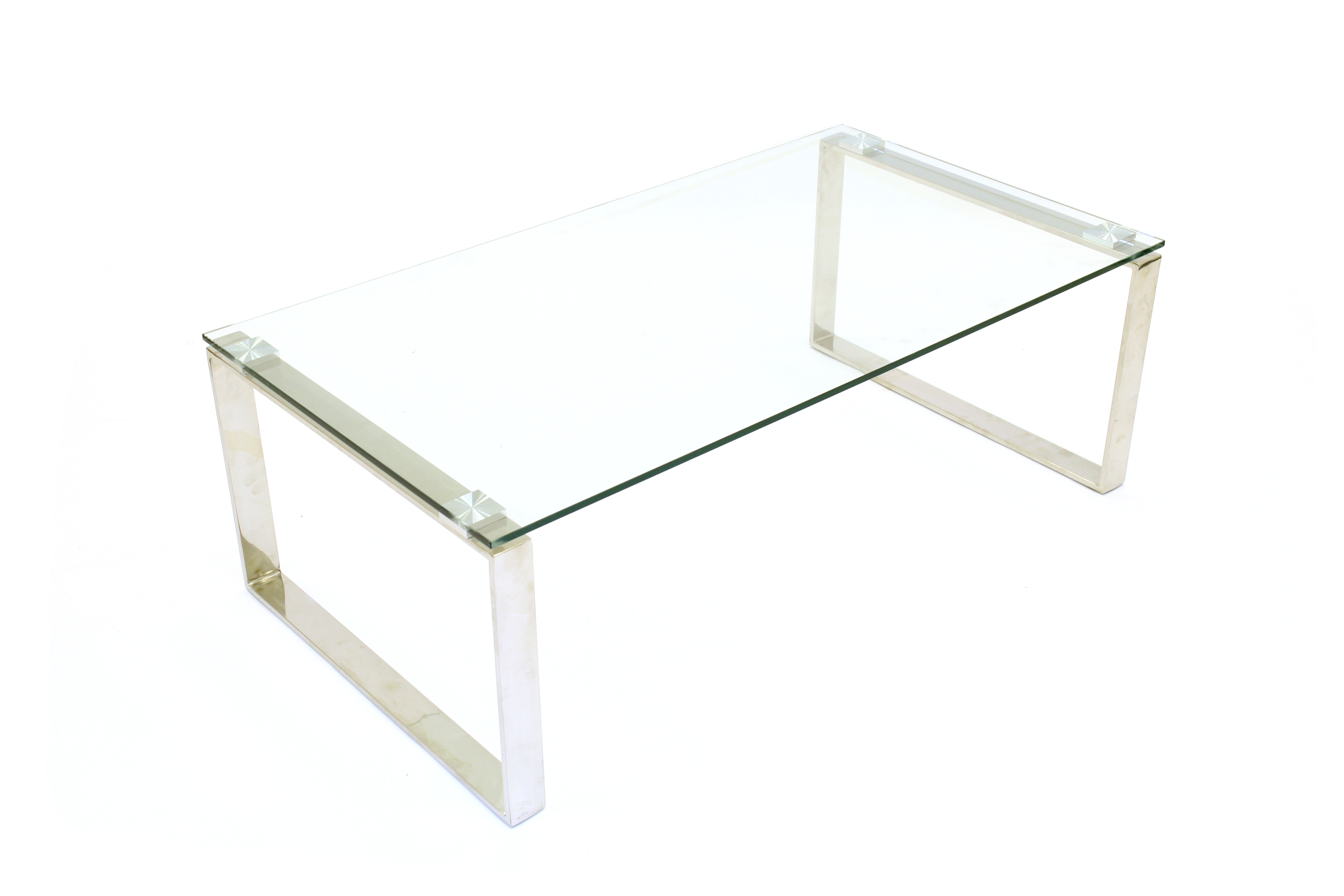 Glass Coffee Tables For Hire Silver Metal Frame Be Event Hire