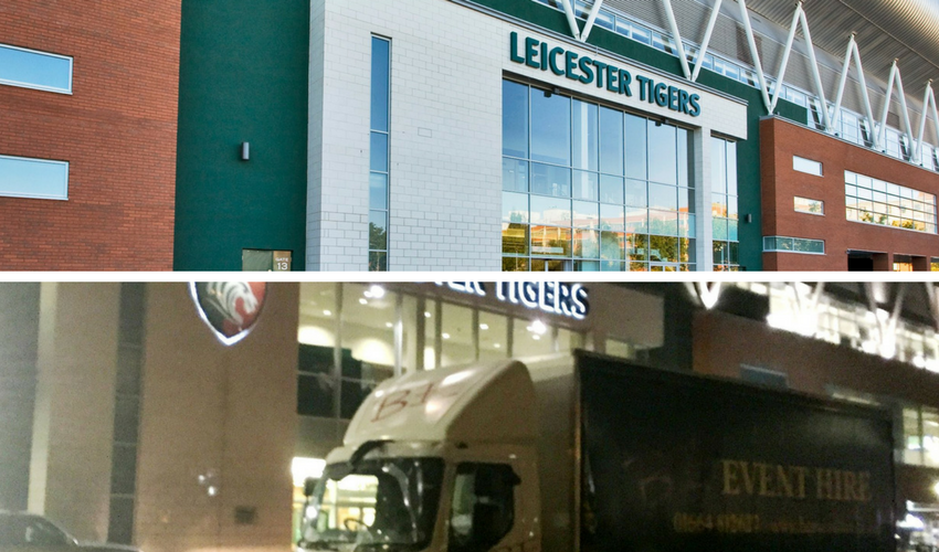 Furniture Hire to Leicester Tigers - BE Event Hire