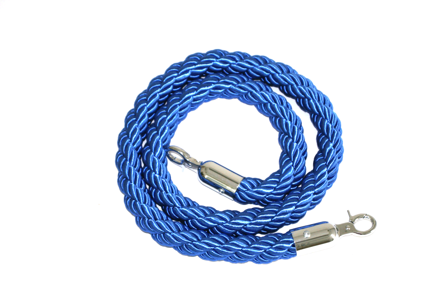 Blue Braided Barrier Rope for Hire - Barrier Post Rope - BE Event Hire