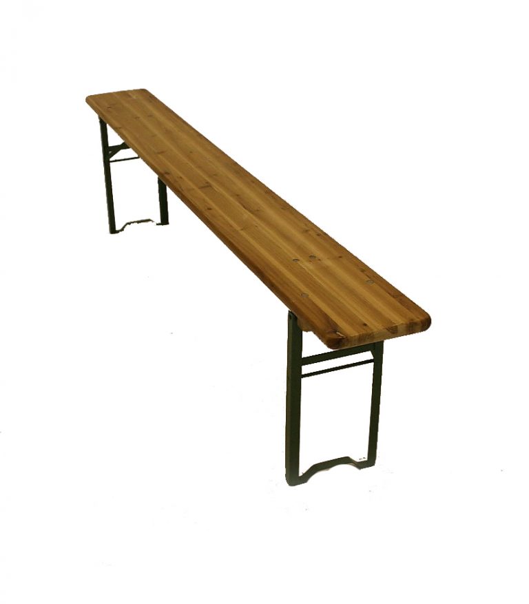 Wooden bench hire