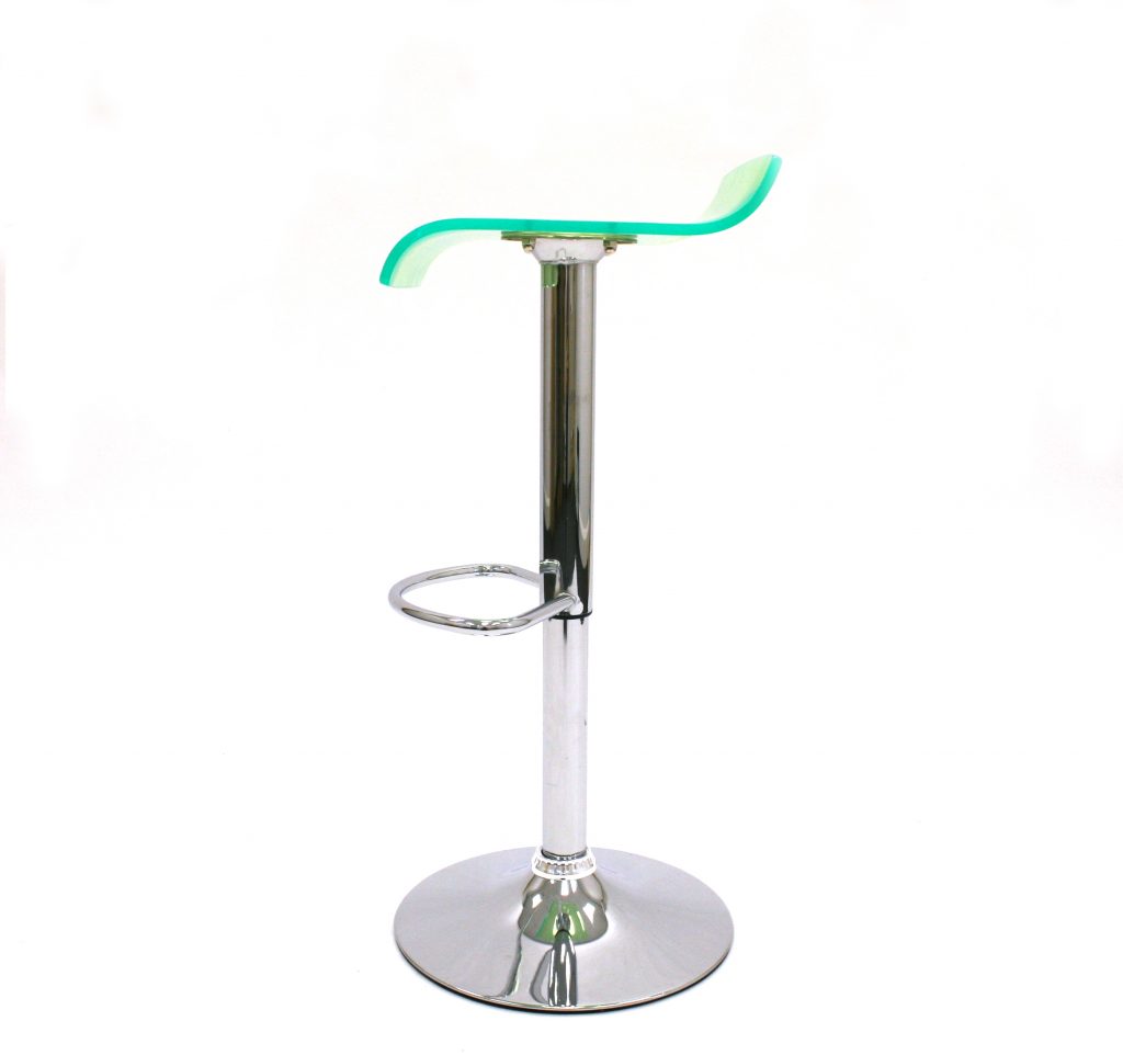 Green Acrylic Bar Stools for Hire Event, Exhibition Stools BE Event