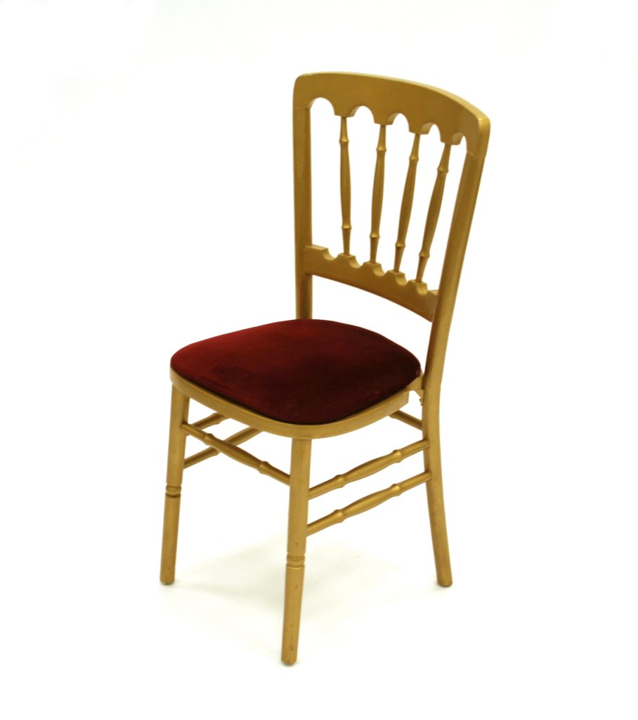 Gold Cheltenham Gilt Chairs for Hire Wooden Frame