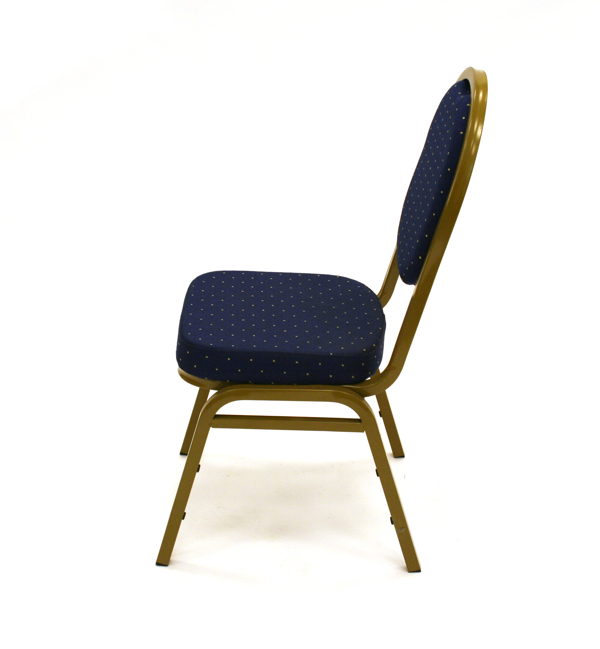 Blue & Gold Banqueting Chairs - BE Event Hire