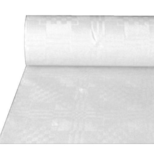 25m White Paper Banqueting Party Wedding Table Quality Disposable Roll New 