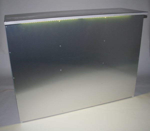 Stainless Steel Bar Front - LED lights available - BE Event Hire
