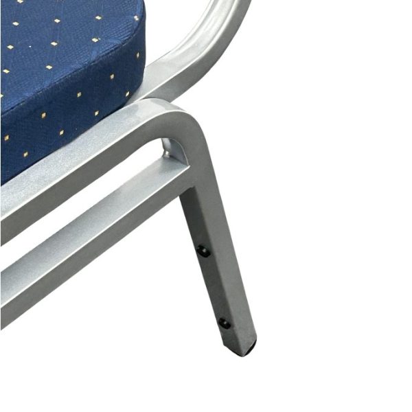 Blue and Silver Banquet Chair
