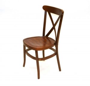 Wooden Crossback Chairs for Hire - Weddings, Events - BE Event Hire
