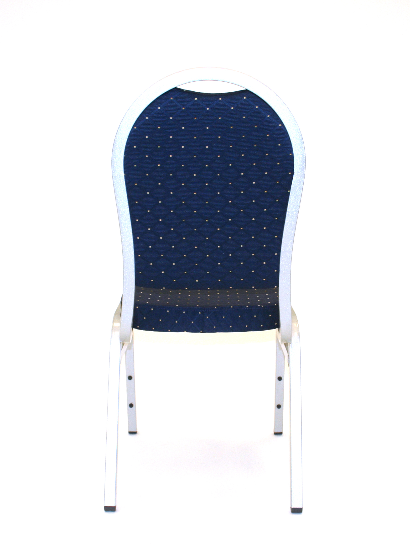Blue & silver banquet conference chair - BE Event Hire