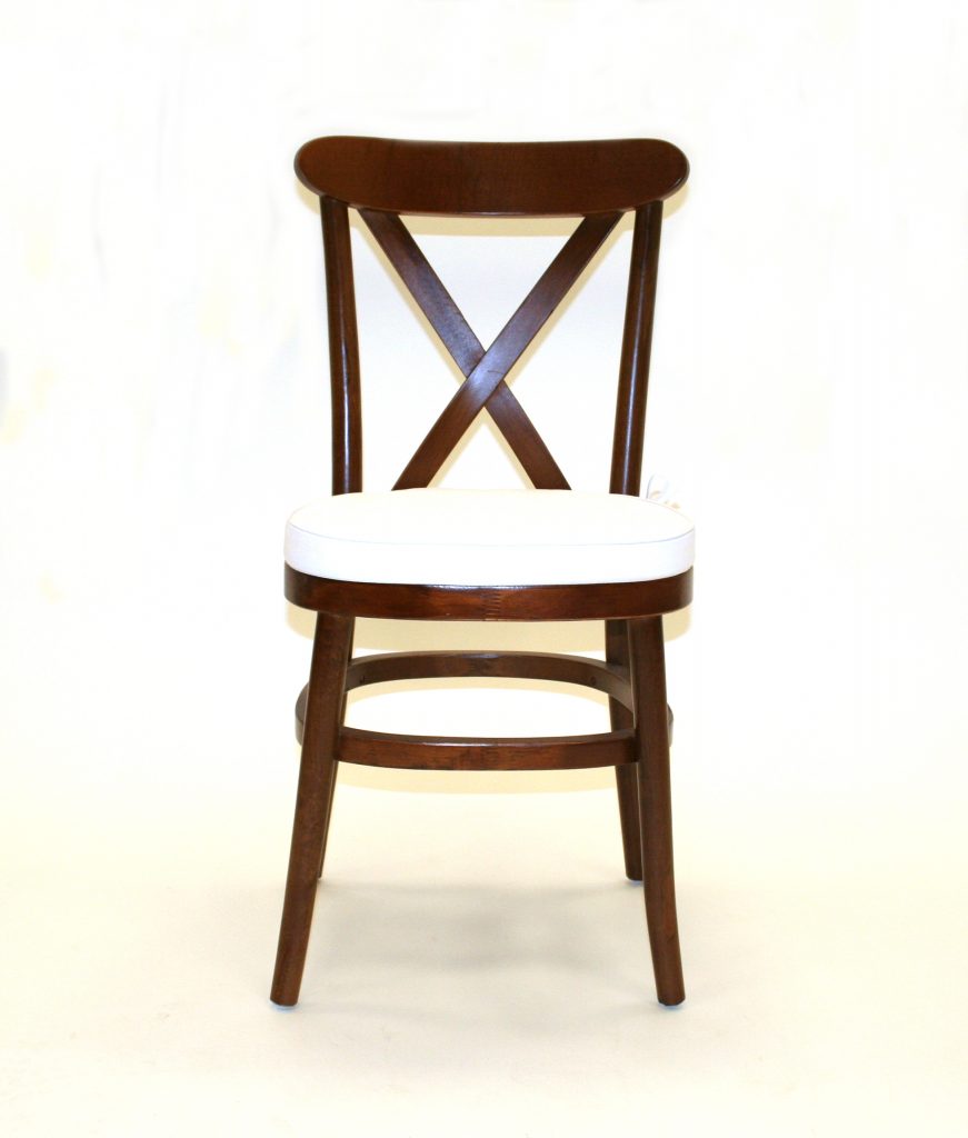 Wooden Crossback Chairs for Hire Weddings, Events BE Event Hire