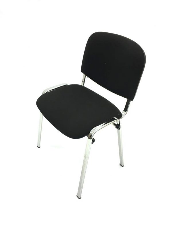 Black Conference Chair Hire - Silver Frame Chairs - BE Event Hire