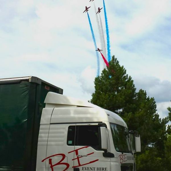 BE Event Hire and the Red Arrows