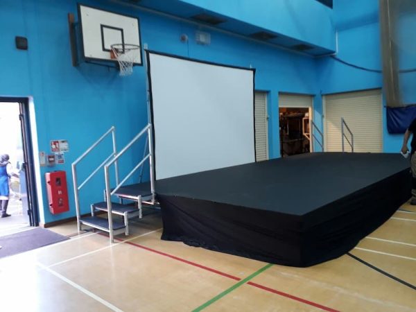 Prolyte Stage Block Hire - 8' x 4' - College Event - BE Event Furniture Hire