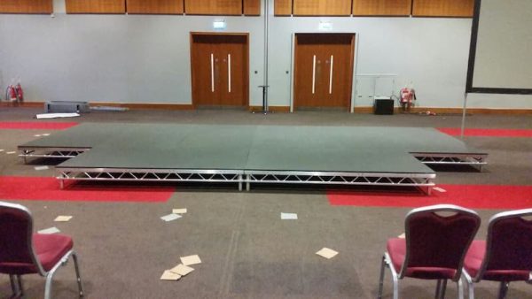 Prolyte Stage Block Hire - 8' x 4' - Comi Con Stage - BE Event Furniture Hire