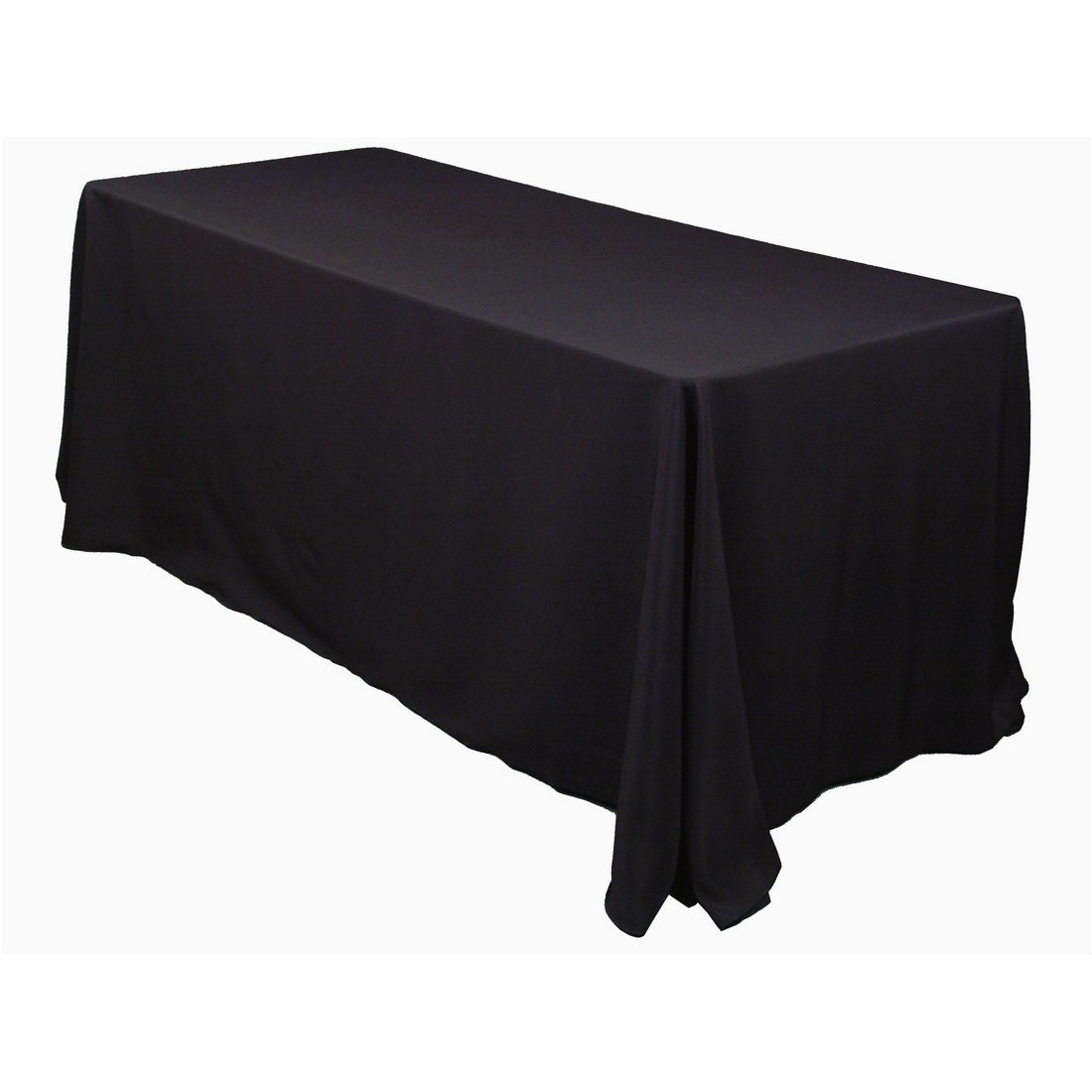 Black Table Cloth 70" x 108" - Weddings, Events - BE Event Hire