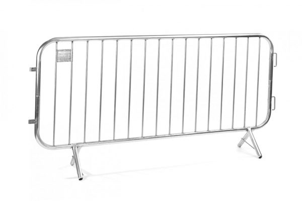 Crowd Control Barrier Fencing for Hire - 2.3m Fencing Barrier - BE Event Hire