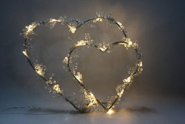 Heart Table Light 2 Love Heart Table Light