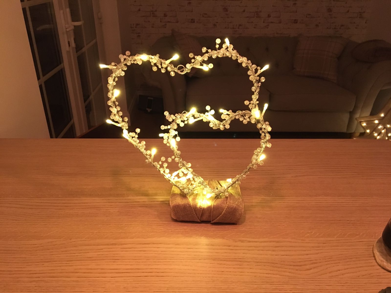 Love Heart Table Light