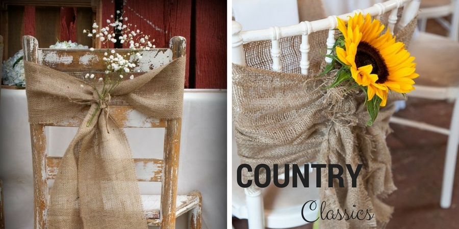 country classics wedding chair decoration ideas