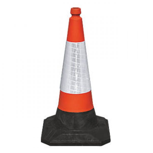 Bright Yellow N0 Parking Traffic Cones for Hire BE Event Hire