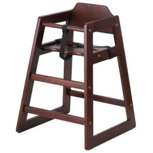 Childrens Wooden High Chair for Hire - Events, Weddings - BE Event Furniture Hire