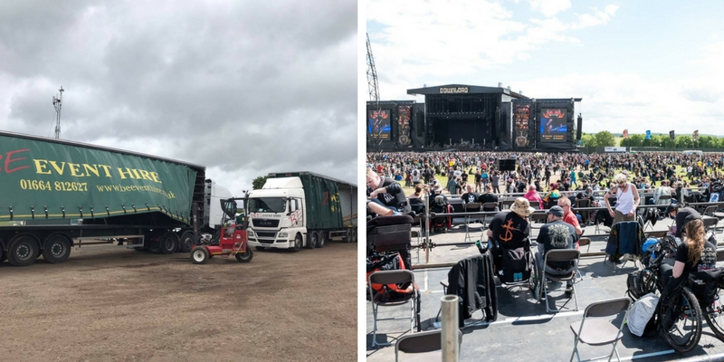 Download Festival Table and Chair Hire