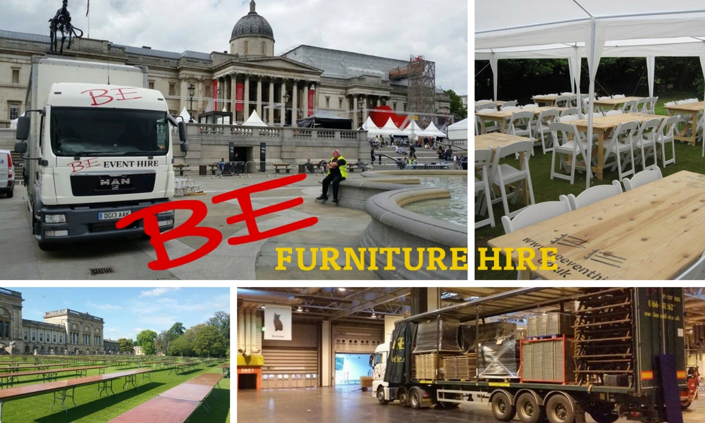 Furniture Hire across the UK by BE Event Hire