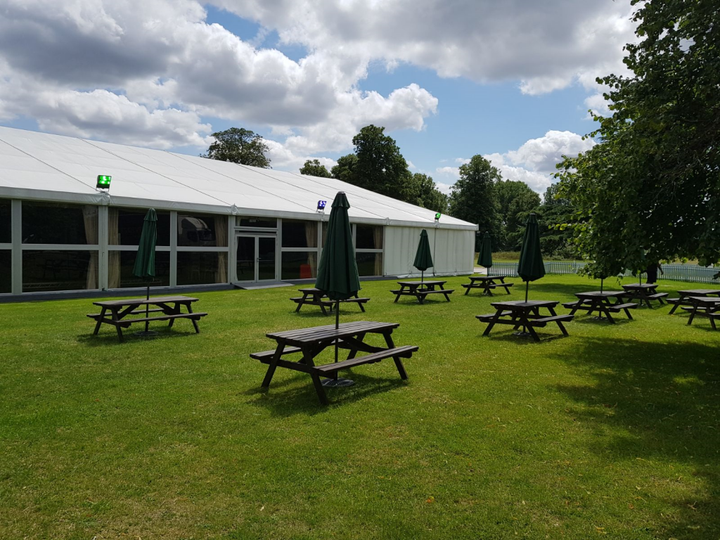 Wooden Picnic Bench Hire Weddings, Events, Exhibitions BE Event Hire