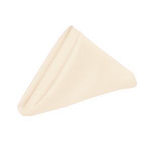Ivory Napkin Hire - Weddings, Events - BE Event Hire