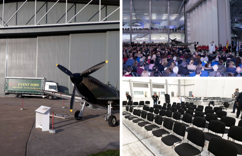 Conference Chair Hire at Imperial War Museum Duxford - BE Event Hire