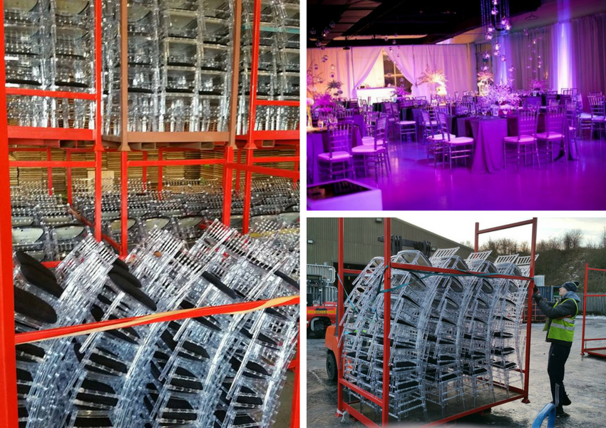 Crystal Resin Chiavari Chair Hire - BE Furniture Hire