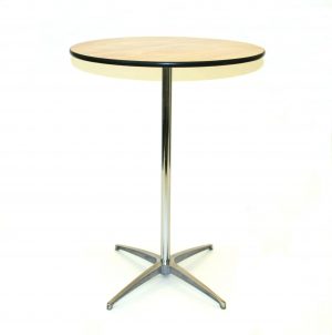 Adjustable Height (Poseur) High Table Hire - BE Event Furniture Hire