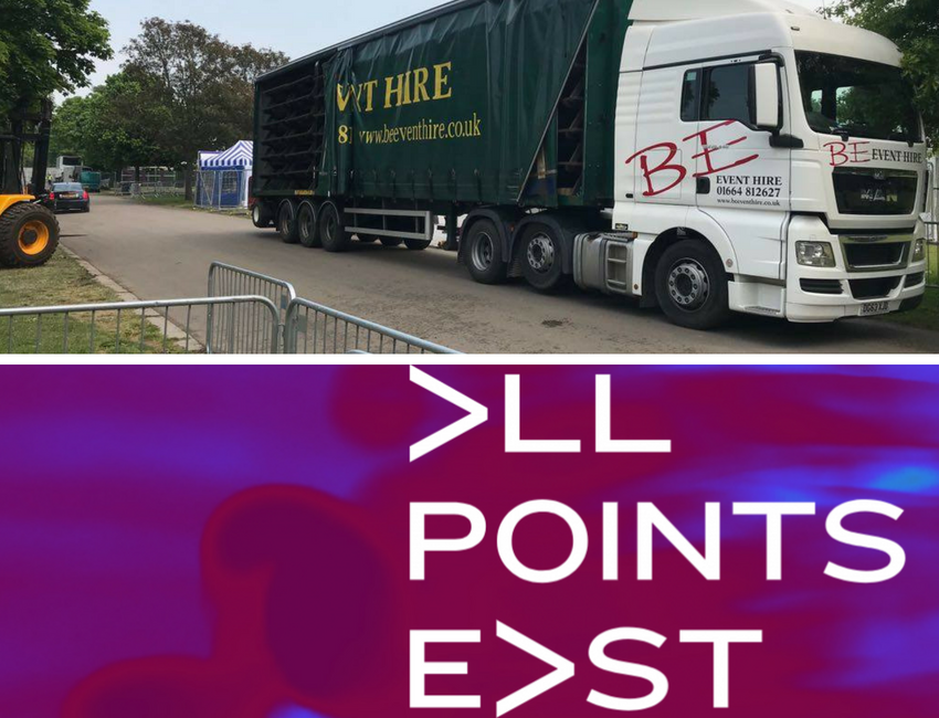 Event Furniture Hire - All Points East Festival in London - BE Event Hire