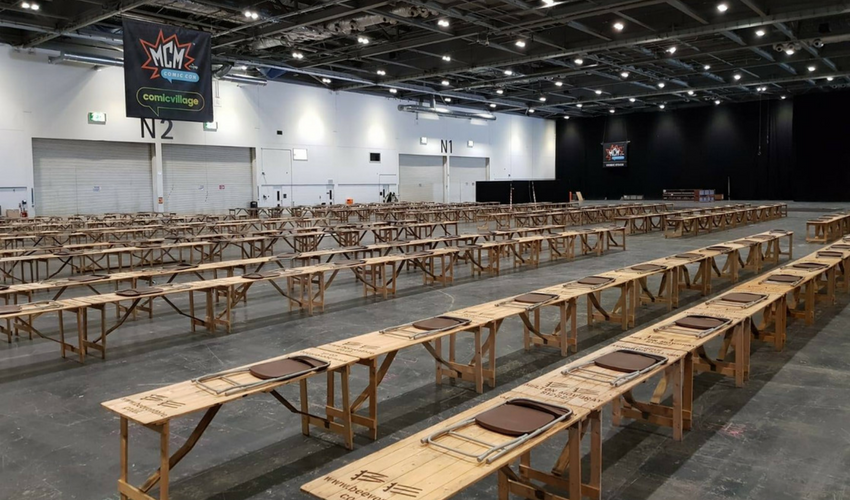 MCM London Comic Con Event Furniture Hire - BE Event Hire