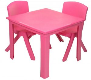 Childrens Table Hire - Pink - BE Event Furniture Hire