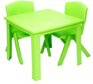 Childrens Table Hire - Green - BE Event Furniture Hire