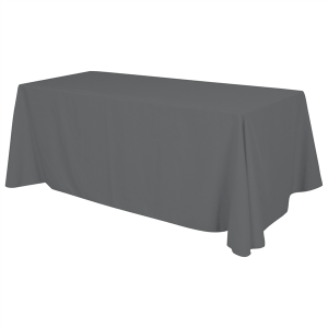 Grey Table Cloth 70" x 108" - Weddings, Events - BE Event Hire