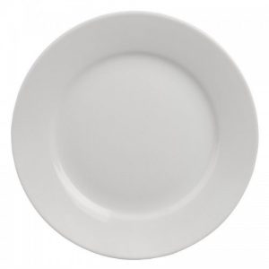 11'' Standard White Morley Wide Rimmed Plate Hire - BE Event Hire